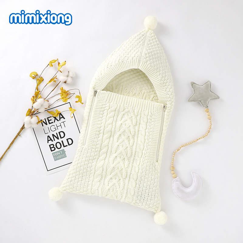 Beautiful hand knitted sleeping bag