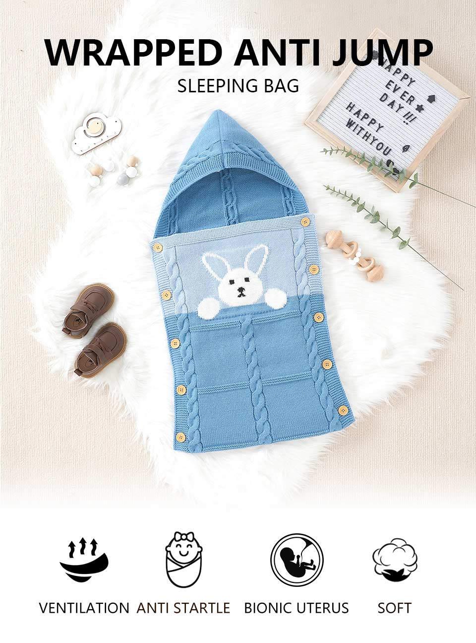 Cute bunny baby sleeping bag