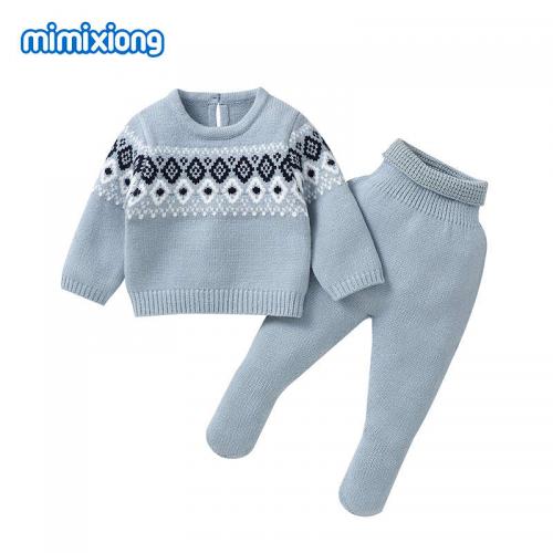 Baby Knit Top and Jumper Set