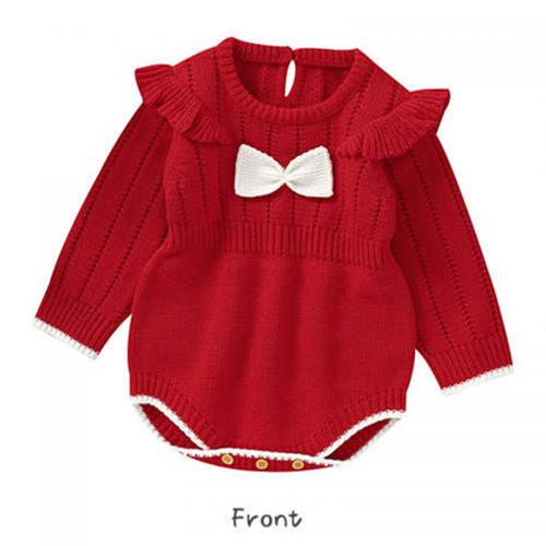 Baby girl bow jumpsuit