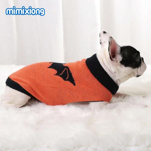 Halloween Bat Pattern Dog Sweater